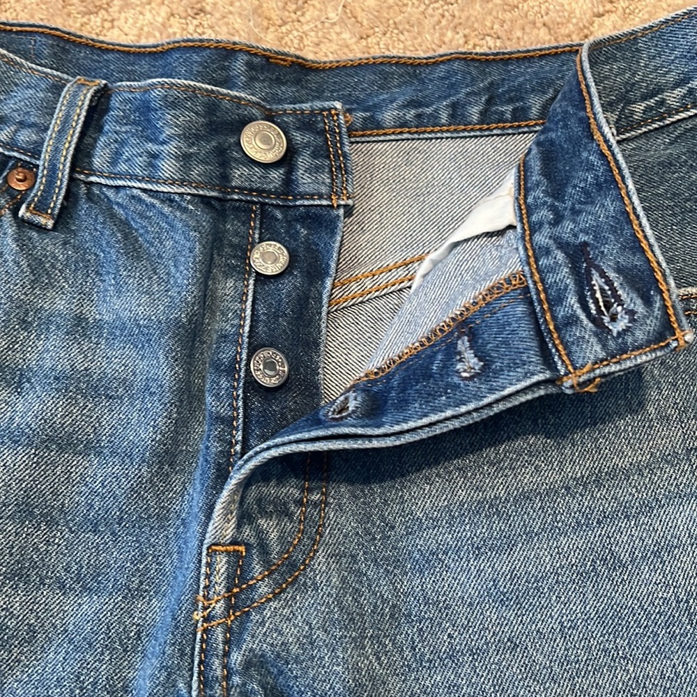 501 LEVI’S HIGH RISE SHORTS - Picture 6 of 7